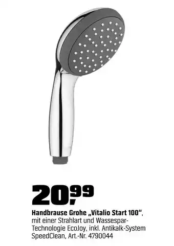 OBI Grohe handbrause „vitalio start 100“, Angebot