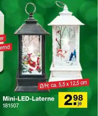 RL-Fundgrube Mini-led-laterne Angebot