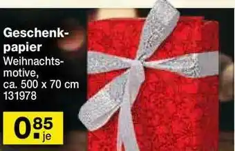 RL-Fundgrube Geschenkpapier Angebot