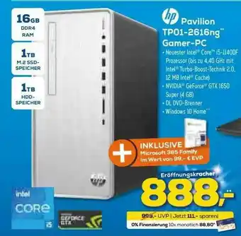 Euronics XXL Hp Pavilion Tp01-2616.g Gamer-pc Angebot