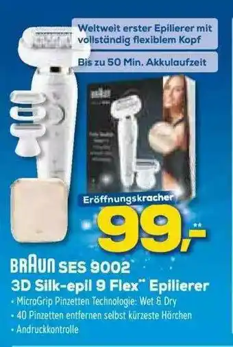 Euronics XXL Braun Ses 9002 3d Silk-epil 9 Flex Epilierer Angebot