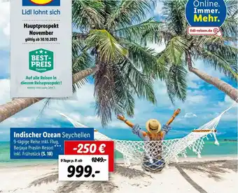 Lidl Reisen Indischer Ozean Seychellen Angebot