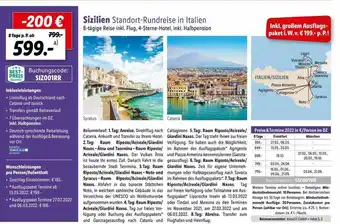 Lidl Reisen Sizilien Standort-rundreise In Italien Angebot