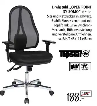 Zurbrüggen Topstar drehstuhl „open point sy somo“ Angebot