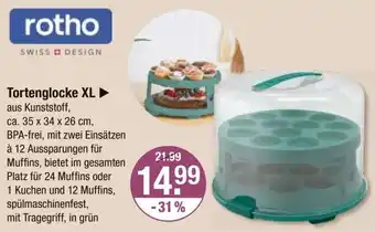 V Markt rotho Tortenglocke XL Angebot