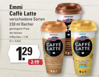 Meyer's Frischemarkt Emmi Caffè Latte 230 ml Becher günstigster Preis Angebot