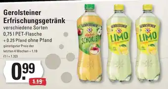 Meyer's Frischemarkt Gerolsteiner Erfrischungsgetränk 0,75 PET-Flasche Angebot