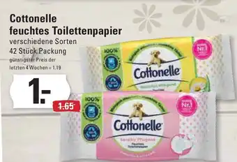 Meyer's Frischemarkt Cottonelle feuchtes Toilettenpapier 42 Stück Packung Angebot