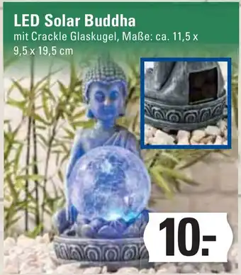 Meyer's Frischemarkt LED Solar Buddha Angebot