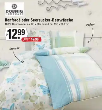 Meyer's Frischemarkt DOBNIG Renforcé oder Seersucker-Bettwäsche Angebot