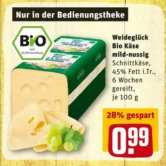 REWE Weideglück bio käse Angebot