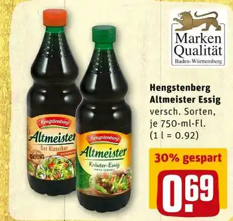 REWE Hengstenberg altmeister essig Angebot