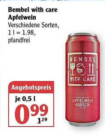 Globus Bembel With Care Apfelwein Angebot