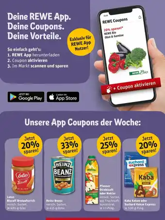 REWE Jetzt coupons sichern! Angebot