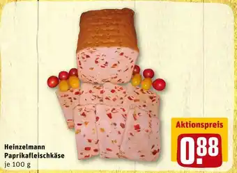 REWE Heinzelmann paprikafleischkäse Angebot