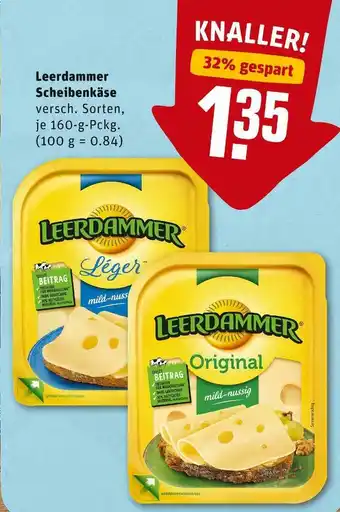 REWE Leerdammer scheibenkäse Angebot