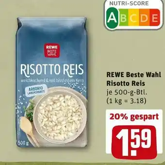 REWE Rewe beste wahl risotto reis Angebot