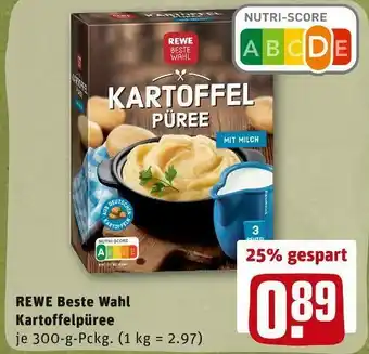 REWE Rewe beste wahl kartoffelpüree Angebot