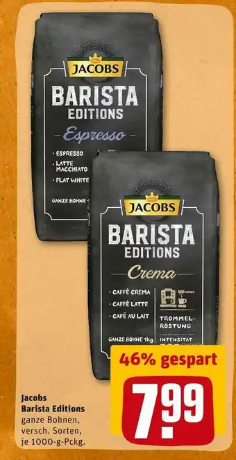 REWE Jacobs barista editions kaffee Angebot