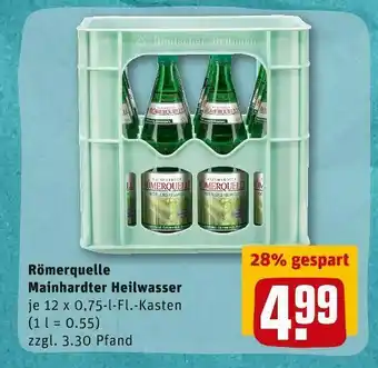 REWE Römerquelle mainhardter heilwasser Angebot