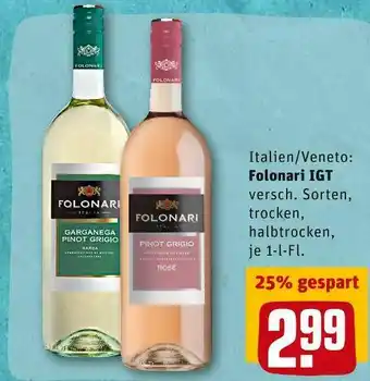 REWE Folonari igt weißwein oder rosé Angebot