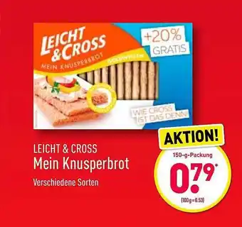 Aldi Nord Leicht & Cross Mein Knusperbrot 150g Angebot