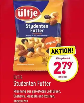 Aldi Nord ültje Studenten Futter 250g Beutel Angebot