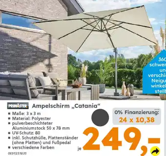 Globus Baumarkt PRIMASTER Ampelschirm „Catania" Angebot