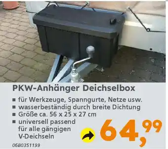 Globus Baumarkt PKW-Anhänger Deichselbox Angebot