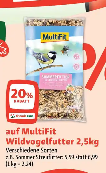 Fressnapf MultiFit Wildvogelfutter 2,5kg Angebot