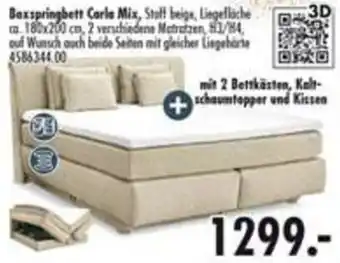 Möbel Boss Boxspringbett Carla Mix Angebot