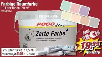 Poco POCO line Farbige Raumfarbe 10 Liter Angebot