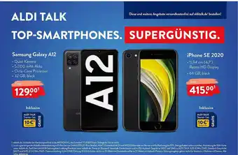 Aldi Nord Aldi Talk Mit Samsung Galaxy A12 Oder Iphone Se 2020 Angebot