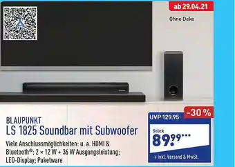 Aldi Nord Blaupunkt LS185 Soundbar Mit Subwoofer Angebot