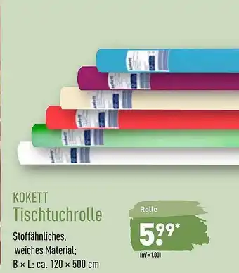 Aldi Nord Kokett Tischtuchrolle Angebot