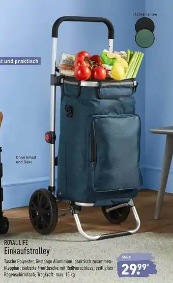 Aldi Nord Royal Life Einkaufstrolley Angebot