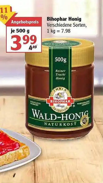 Globus Bihophar Honig Angebot