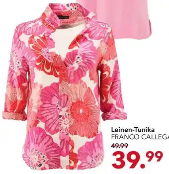 Peek & Cloppenburg FRANCO CALLEGARI Leinen-Tunika Angebot