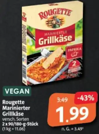 Markant Markt Rougette Marinierter Grillkäse 2x 90/180 g Stück Angebot