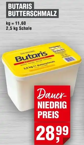 Handelshof BUTARIS BUTTERSCHMALZ 2,5 kg Schale Angebot