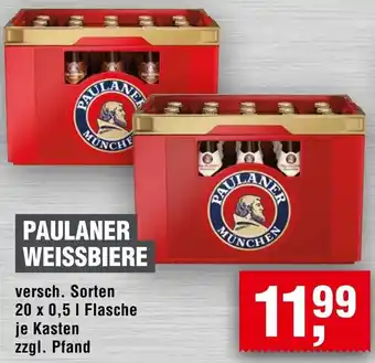 Handelshof PAULANER WEISSBIERE 20x0,5 L Flasche Angebot