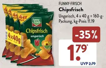 Aldi Süd FUNNY-FRISCH Chipsfrisch 160 g Packung Angebot