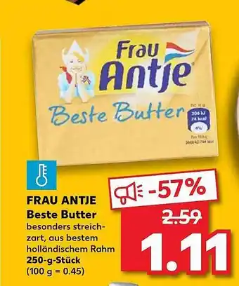 Kaufland Frau Antje Beste Butter 250g Angebot