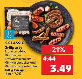 Kaufland K-Classic Grillparty 450g Angebot