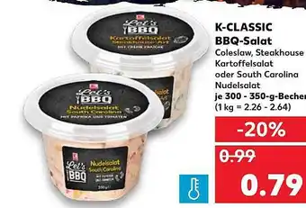 Kaufland K-Classic Bbq Salat 300-350g Becher Angebot