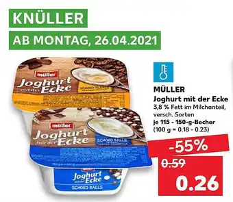 Kaufland Müller Joghurt Mit Der Ecke 115-150g Becher Angebot