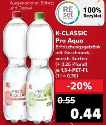 Kaufland K-CLASSIC Pro Aqua 1,5 L Angebot