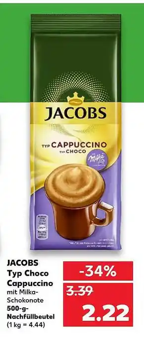 Kaufland Jacobs Typ Choco Cappuccino 500g Angebot