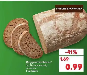 Kaufland Roggenmischbrot 1kg Angebot