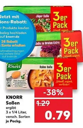 Kaufland Knorr Soßen Angebot